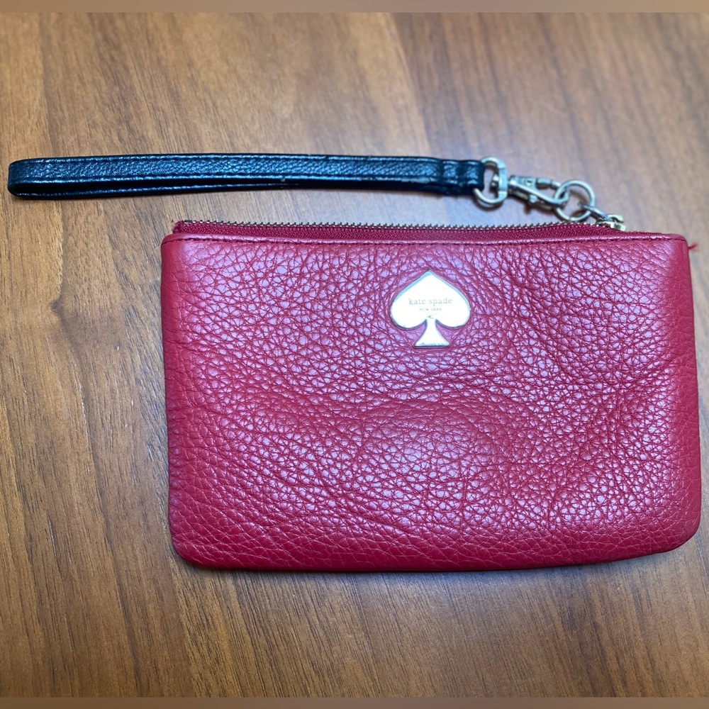 Kate Spade Red Wristlet Purse